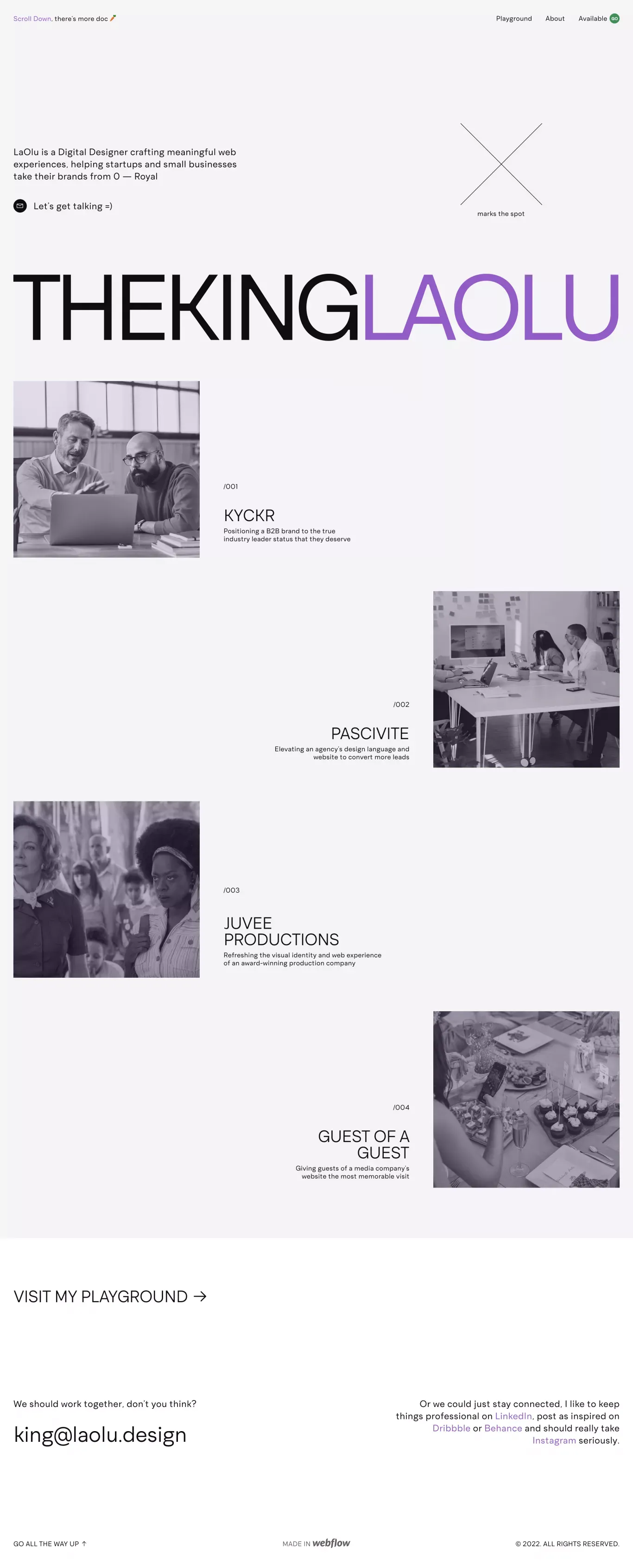 David 'LaOlu' Afolayan — Digital Designer - Portfolio design