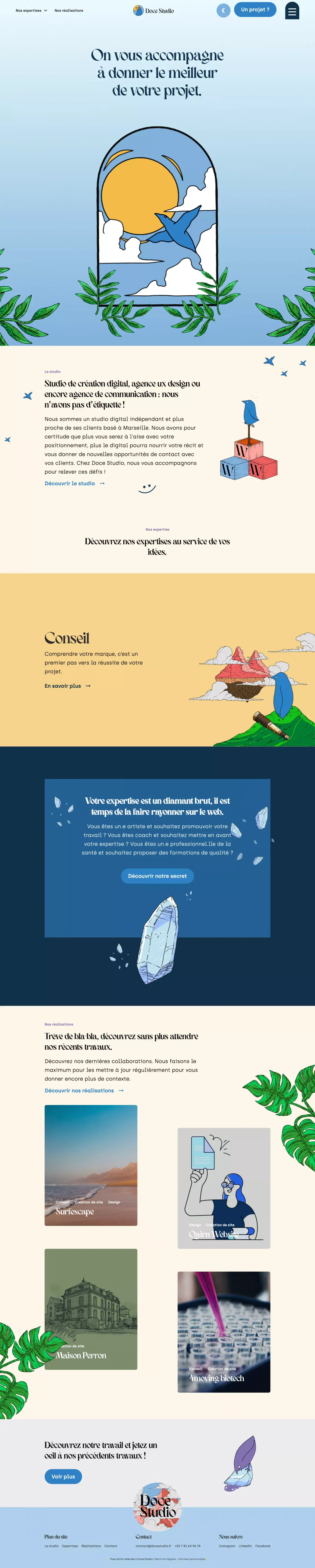 Doce studio : Studio de création digital, agence ux design ou encore agence de communication : nous n'avons pas d'étiquette ! - Portfolio design