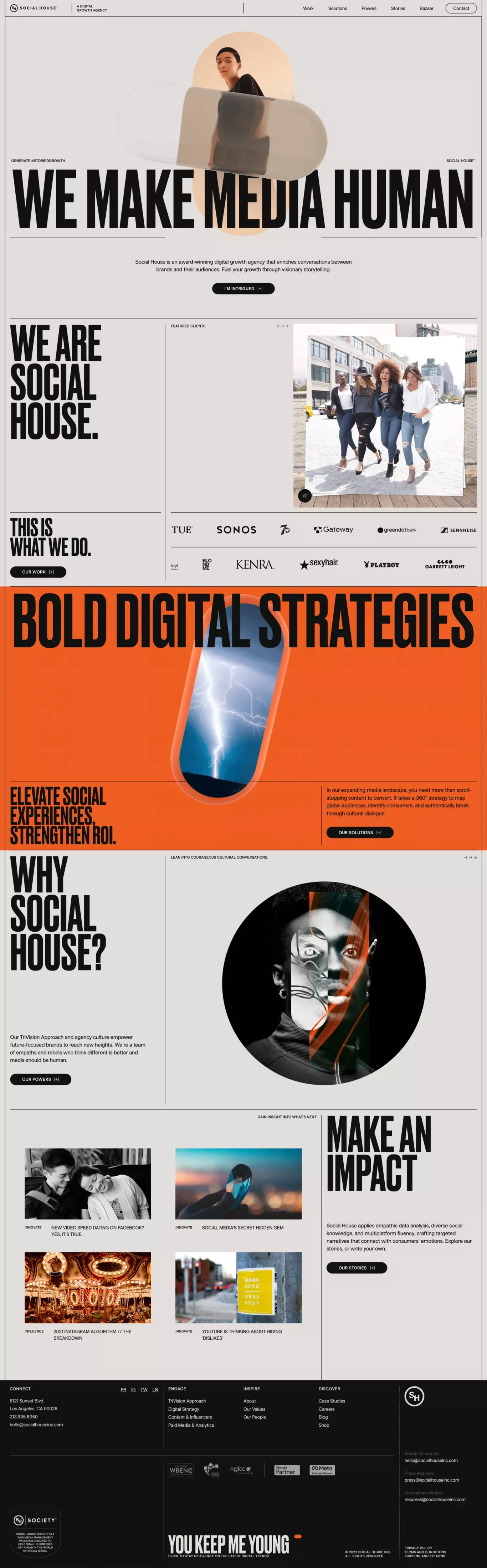 Social House | Visionary Digital Growth Agency - Portfolio design
