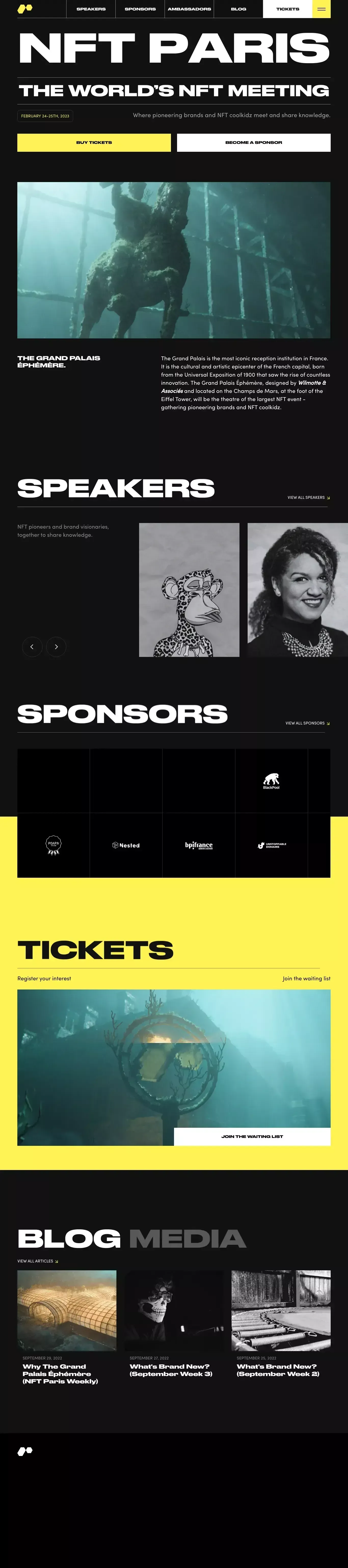 NFT Paris Conference  | February 24-25, 2023 - Other design