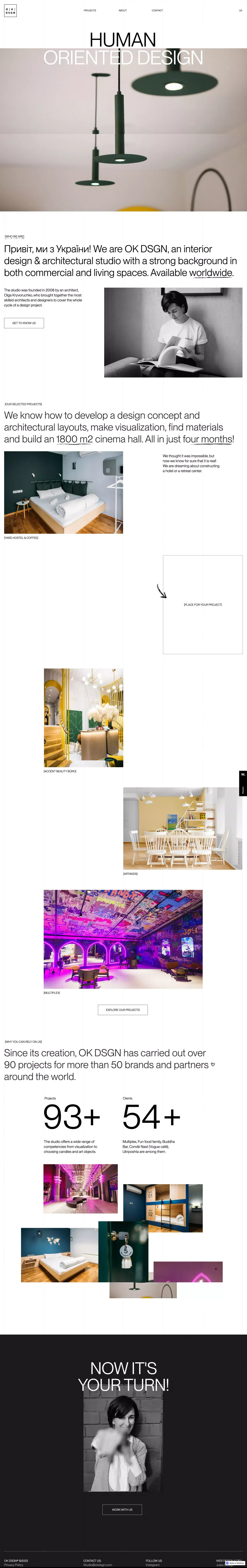 OK DSGN — Interior Design & Architecture Studio - Portfolio design