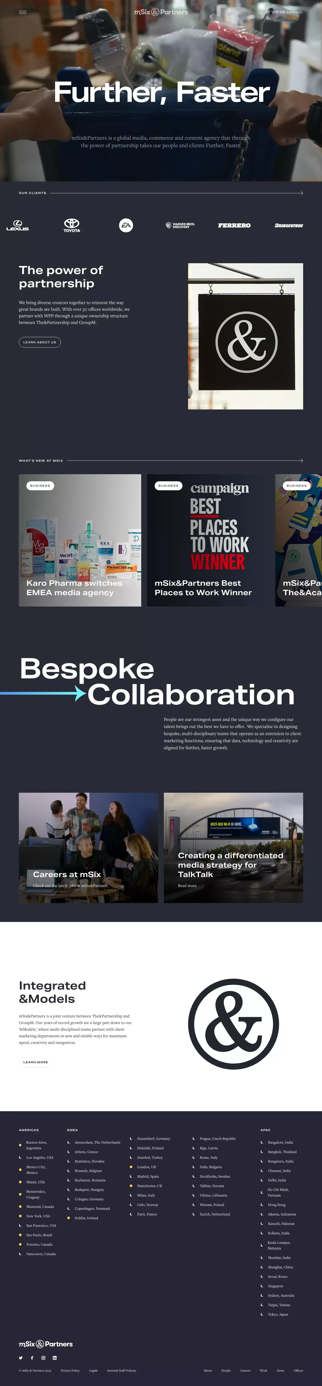 mSix&Partners - Portfolio design