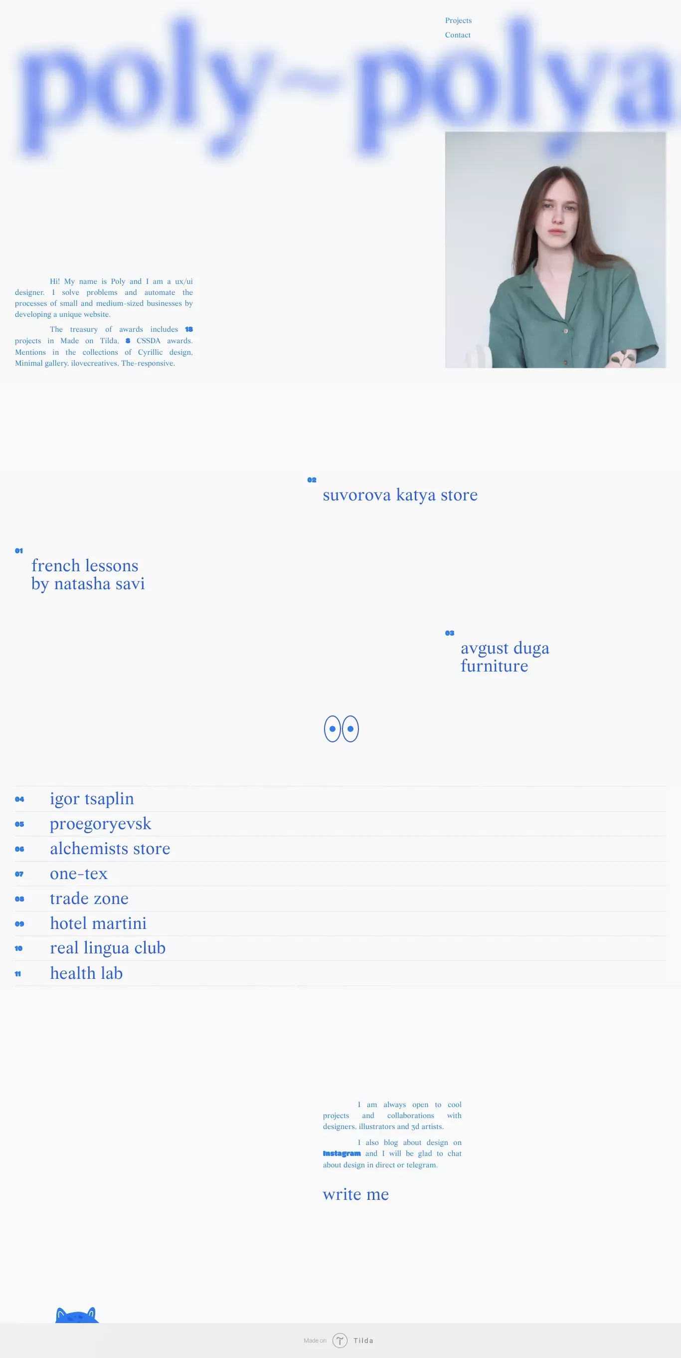 Poly Polyanskaya - Portfolio design