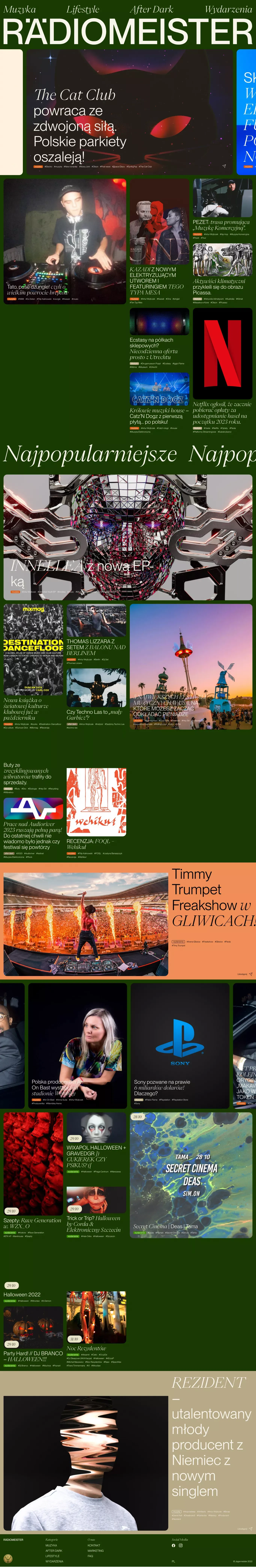 Radiomeister - Blog design