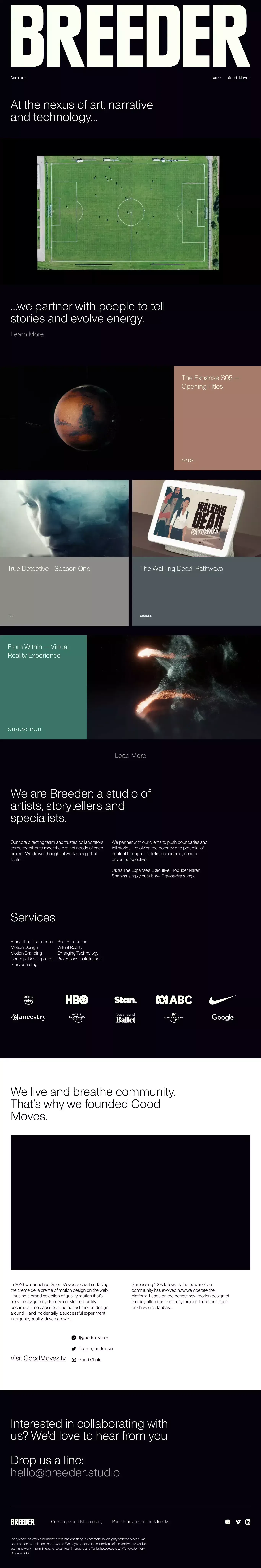 Breeder - Portfolio design