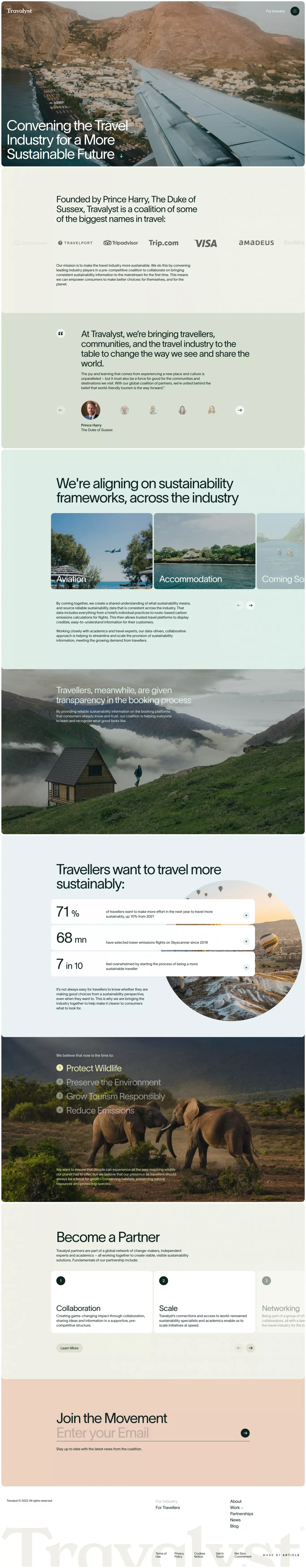 Travalyst - Sustainable Tourism - Other design