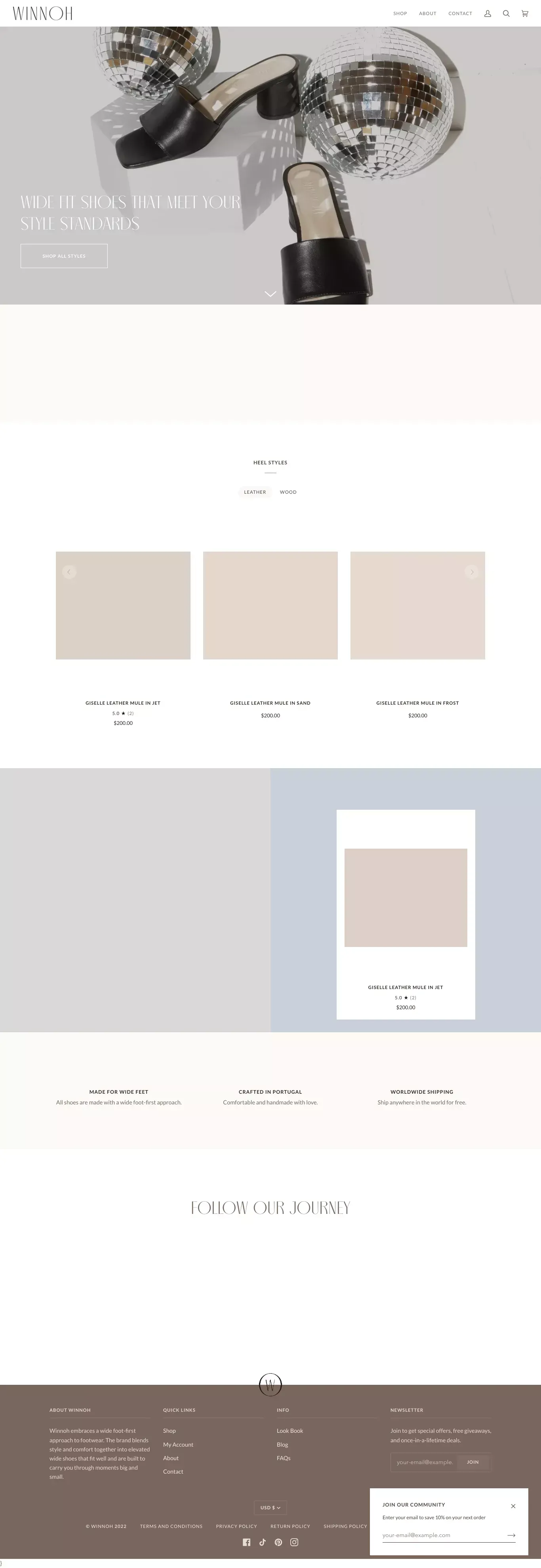 Winnoh - Ecommerce design