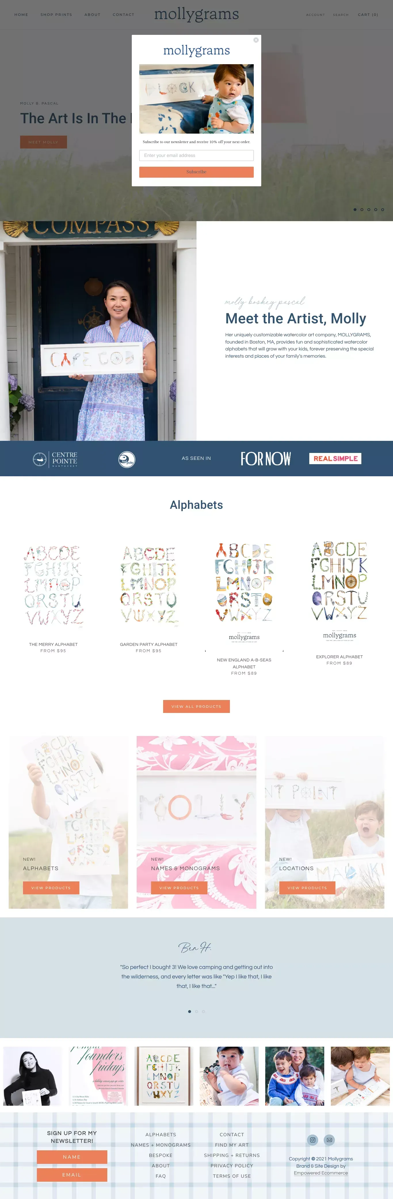 Mollygrams –  MOLLYGRAMS - Ecommerce design
