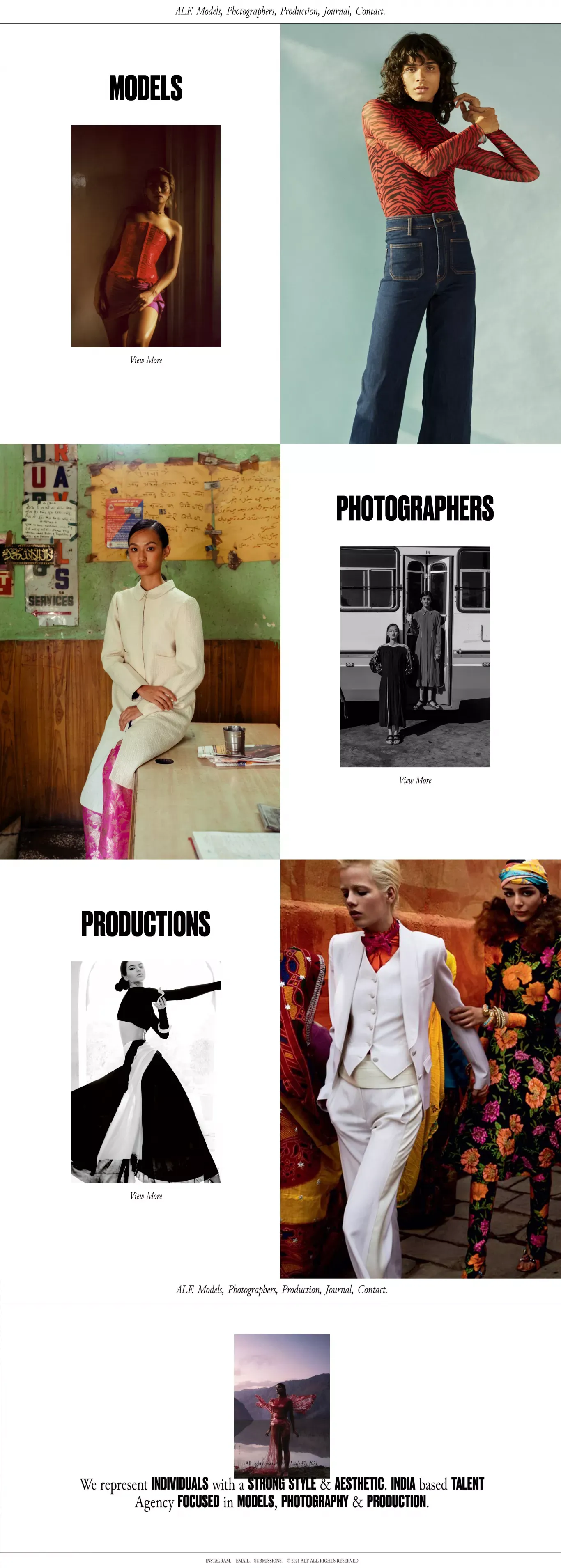 ALF - Portfolio design