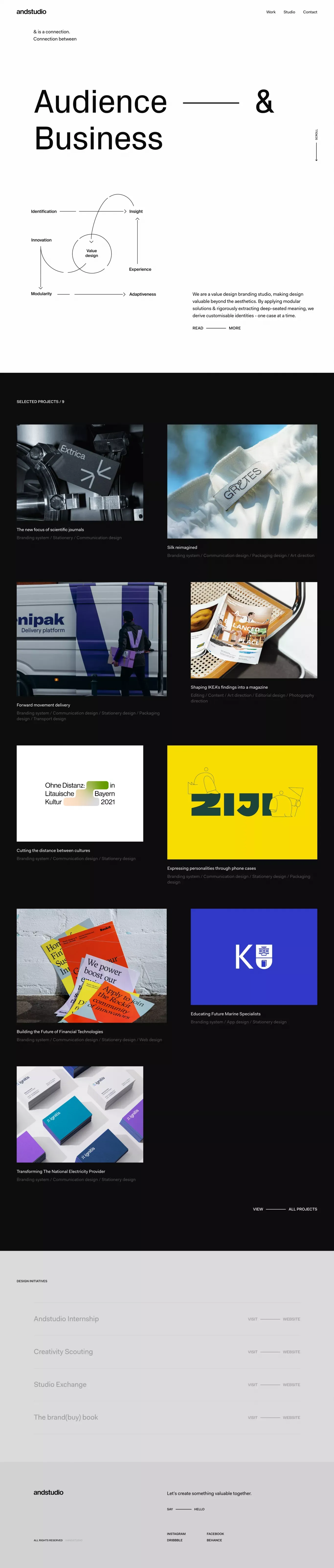 Andstudio - Portfolio design