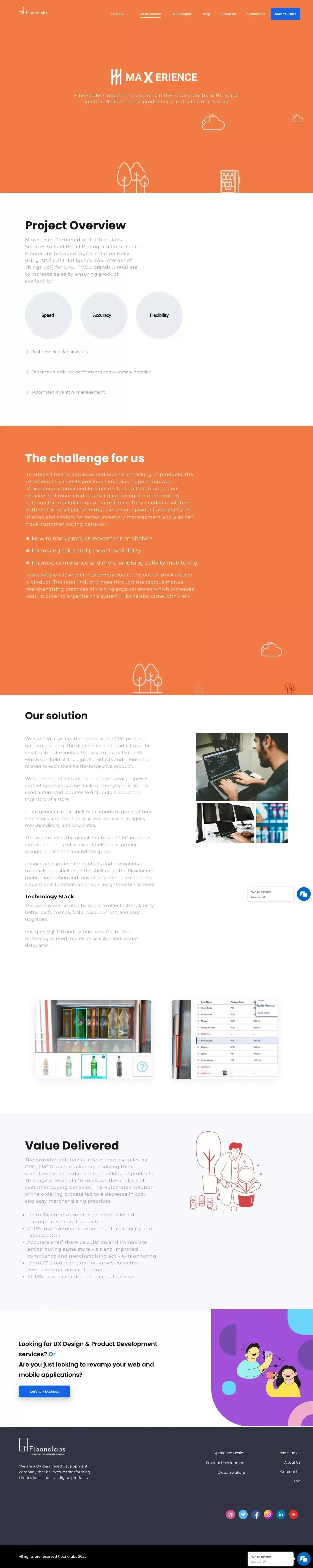 Business Transformation Consulting Companies | Fibonalabs - Portfolio design