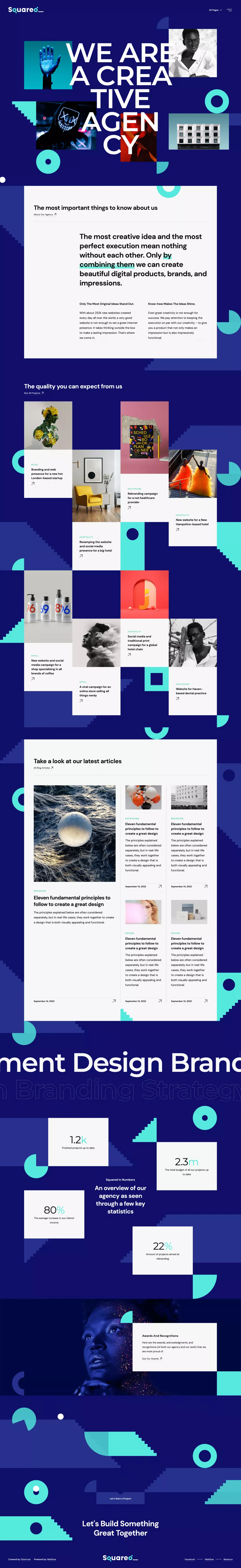 Squared - Agency HTML5 Responsive Website Template - Template design