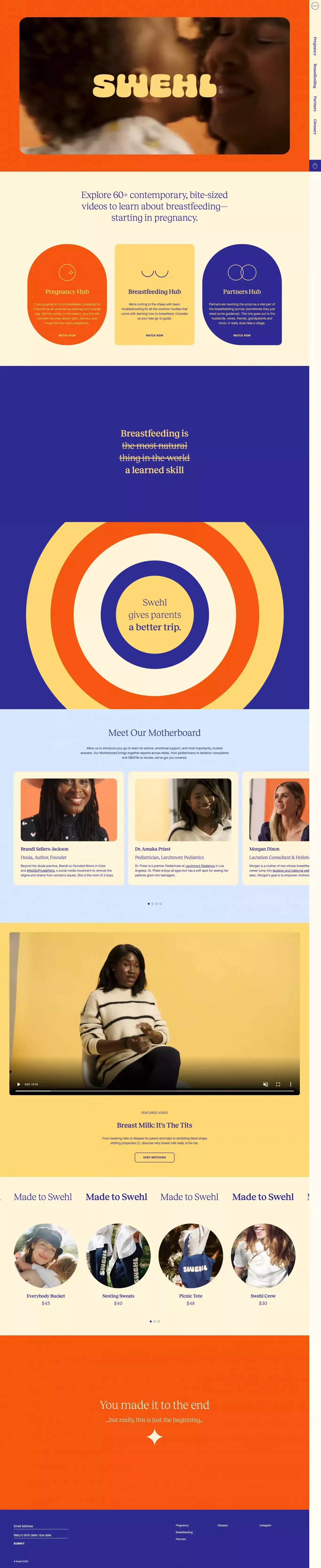 Swehl | Homepage - Other design