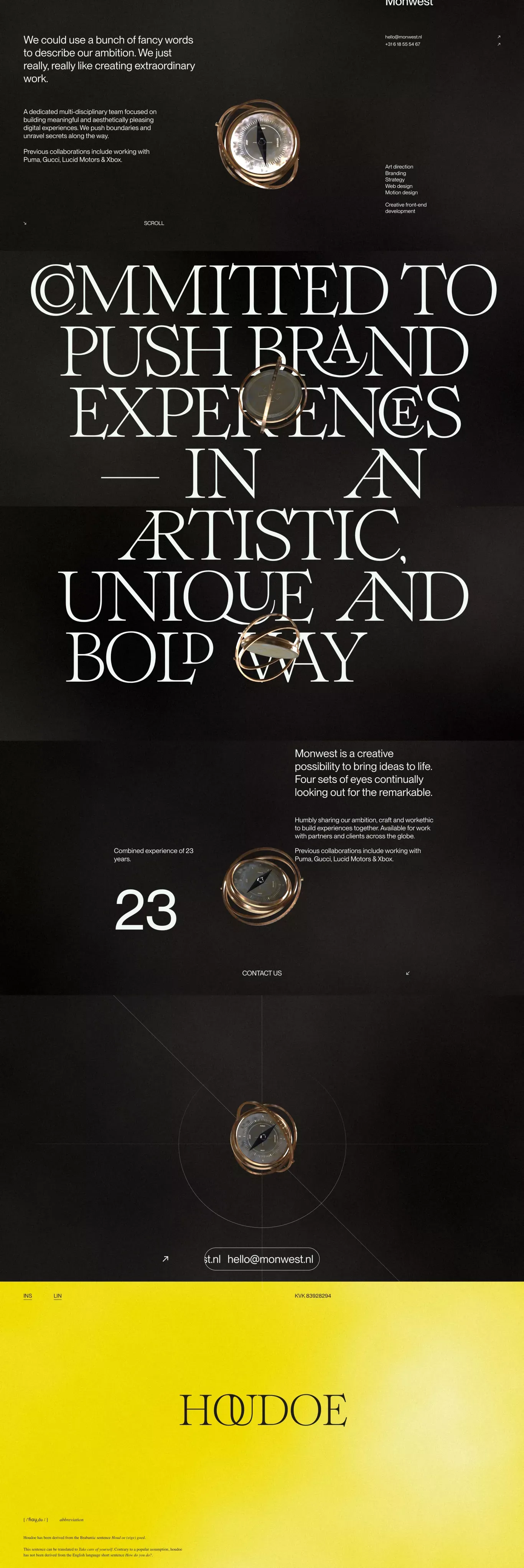 Monwest - Portfolio design