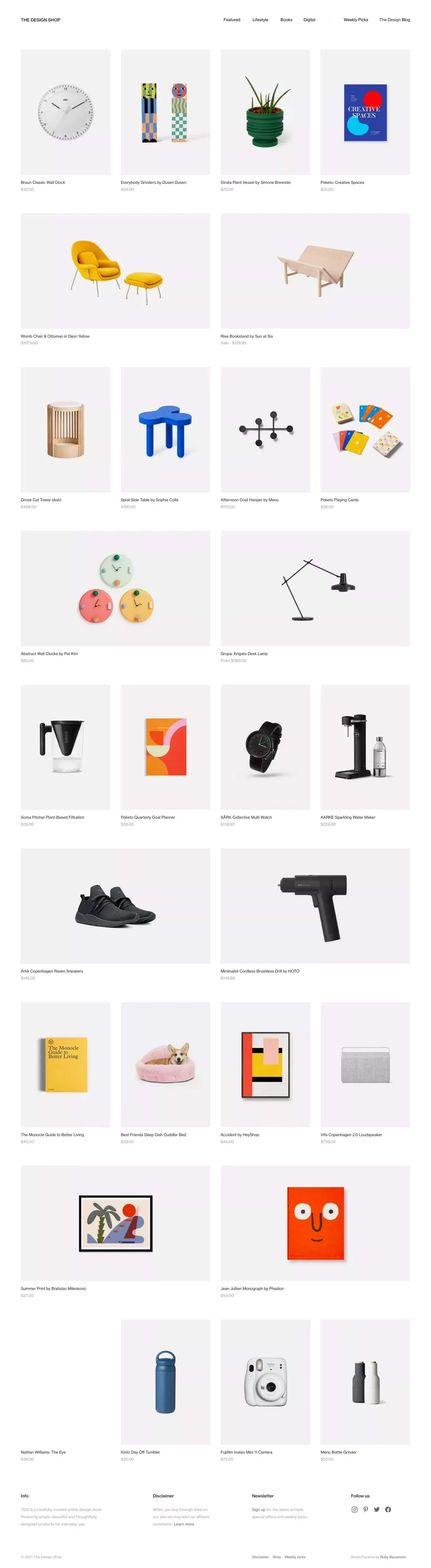 The Design Shop - Ecommerce design