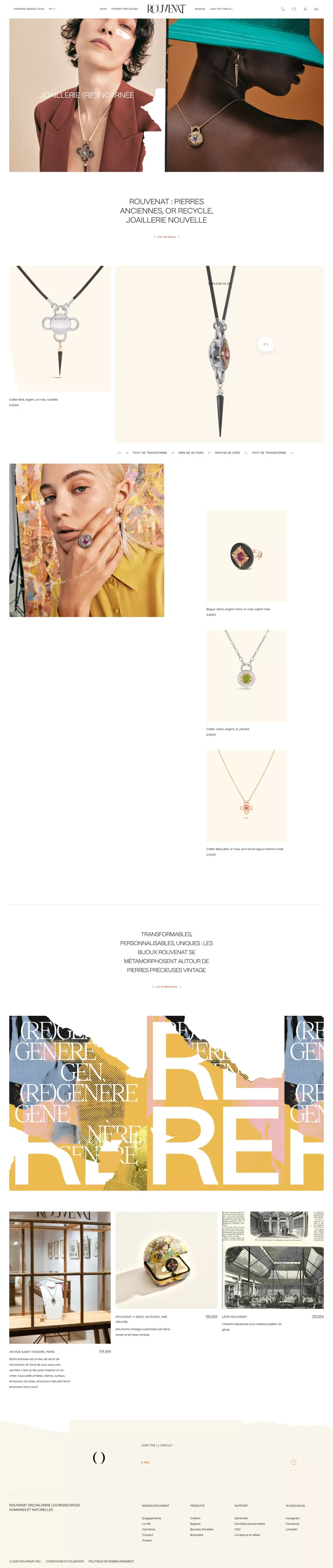 Rouvenat | Joaillerie Circulaire – ROUVENAT - Ecommerce design