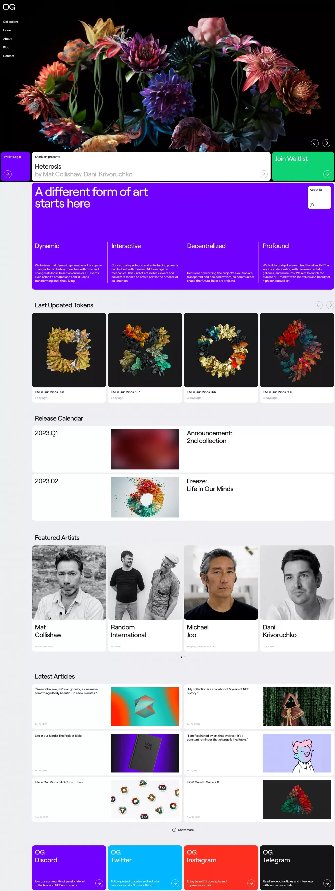 OG.Art — a different form of art starts here. - Other design
