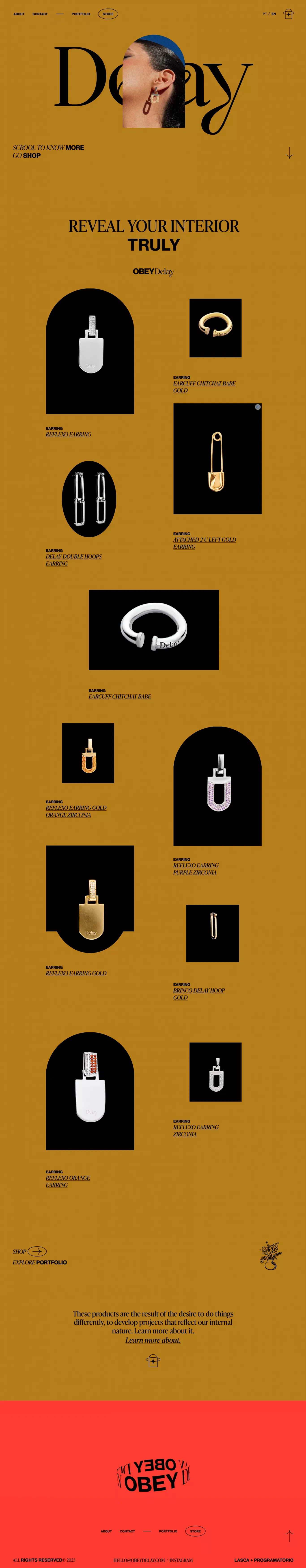 Delay - Ecommerce design