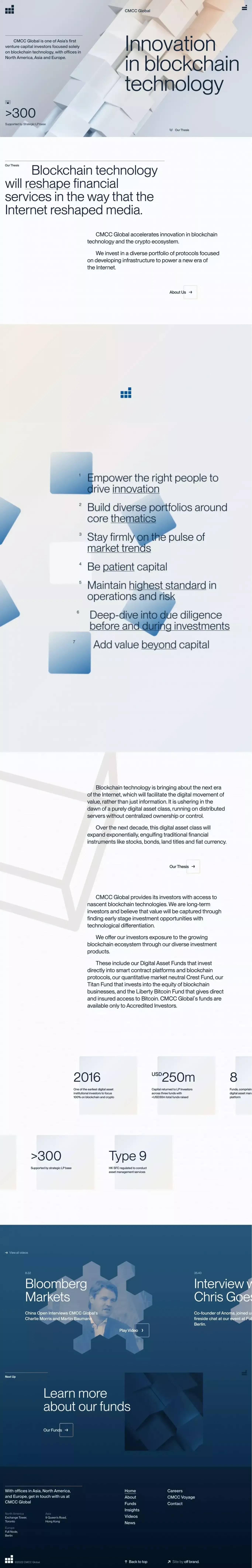 CMCC Global - Portfolio design