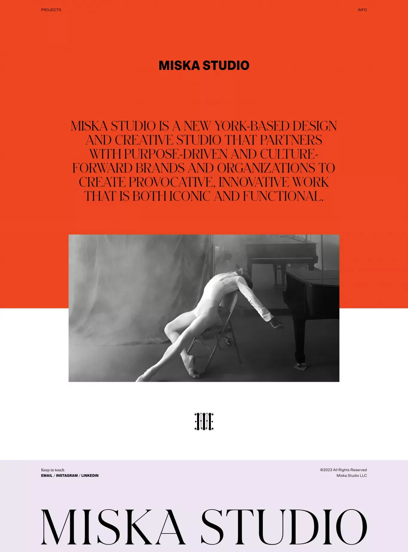 MISKA STUDIO - Portfolio design