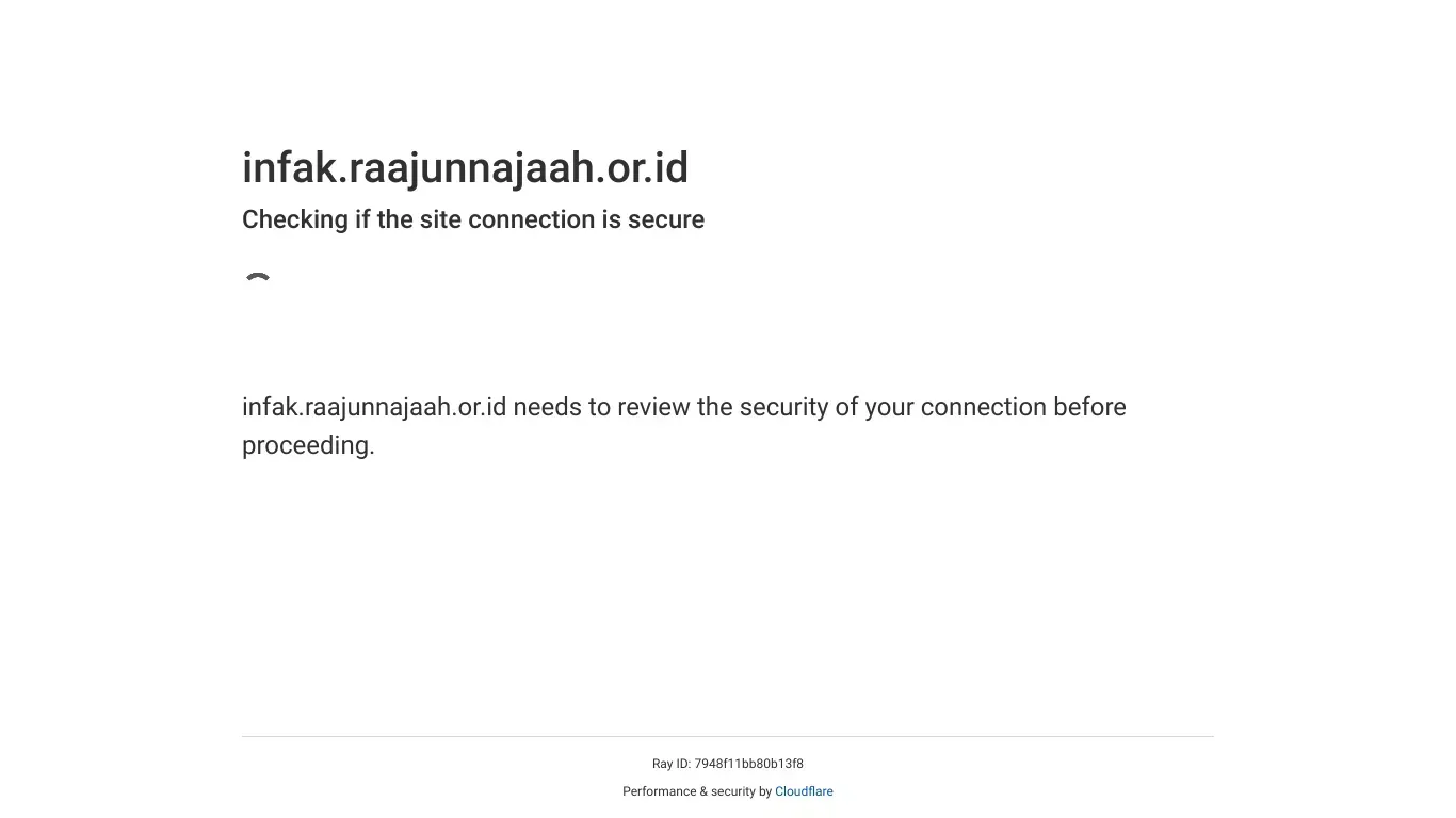 Infak Yayasan Raajunnajaah – Mari Berdonasi atau Berinfak - Landing design