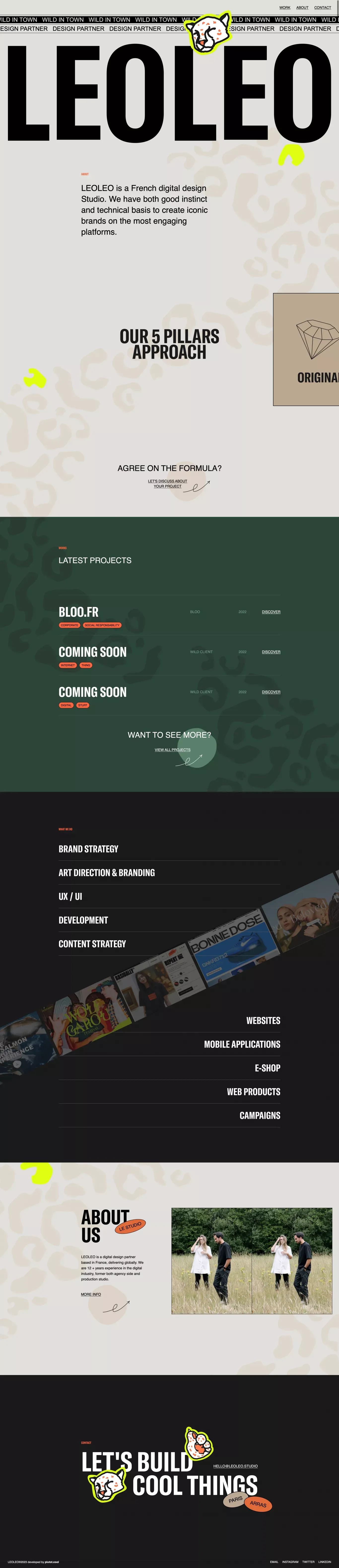 LEOLEO - Portfolio design