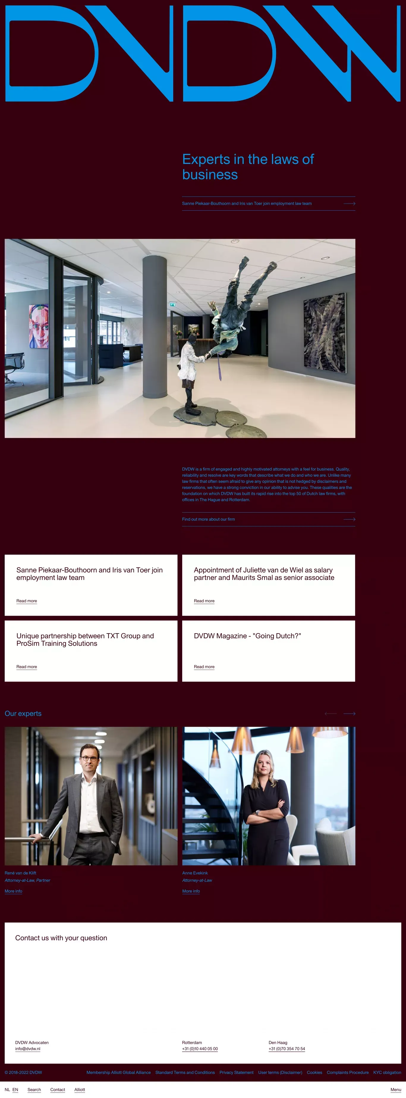 Home | DVDW - Portfolio design