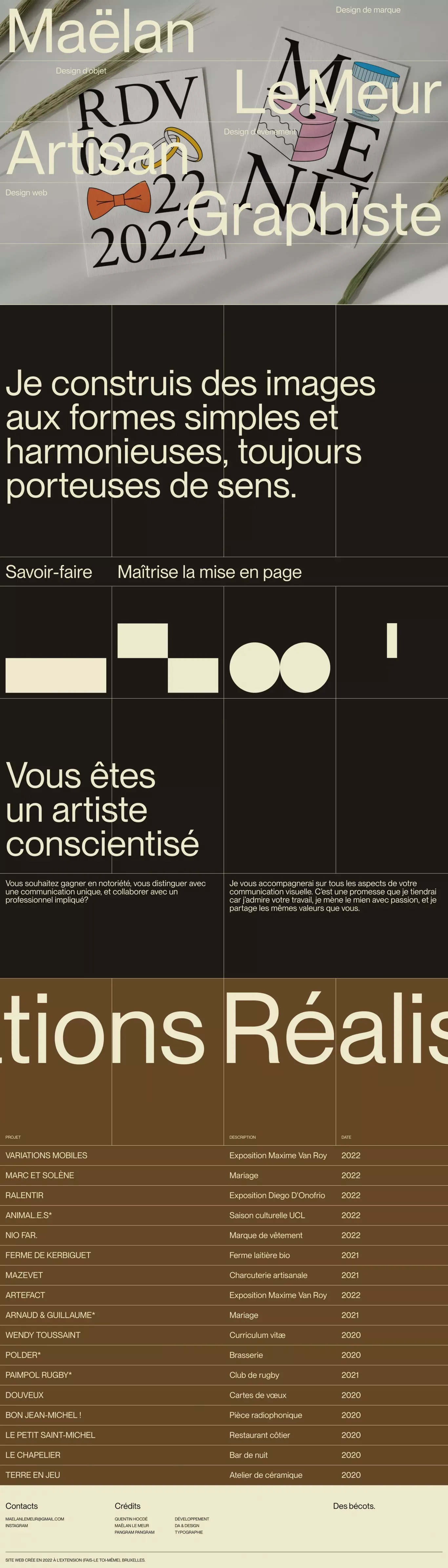 Maëlan Le Meur - Artisan graphiste - Portfolio design