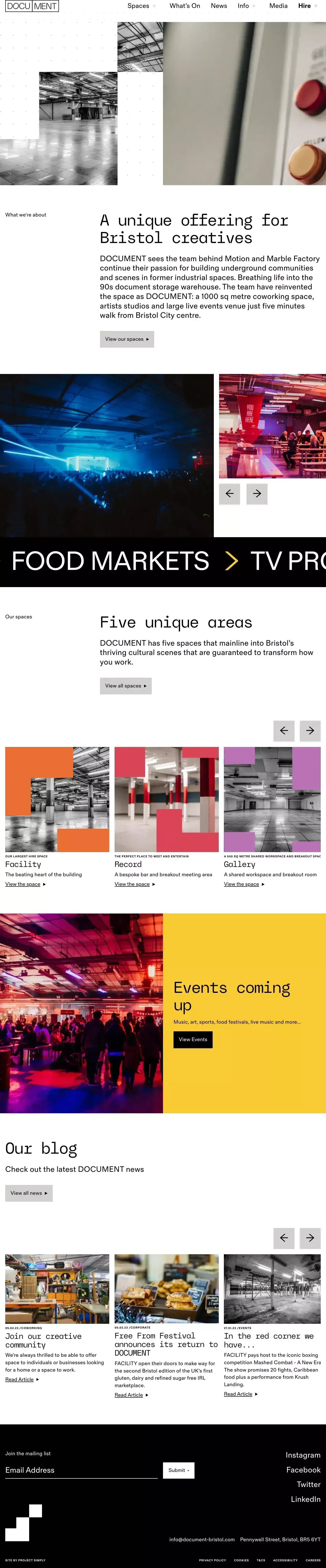 Home - Document - Landing design