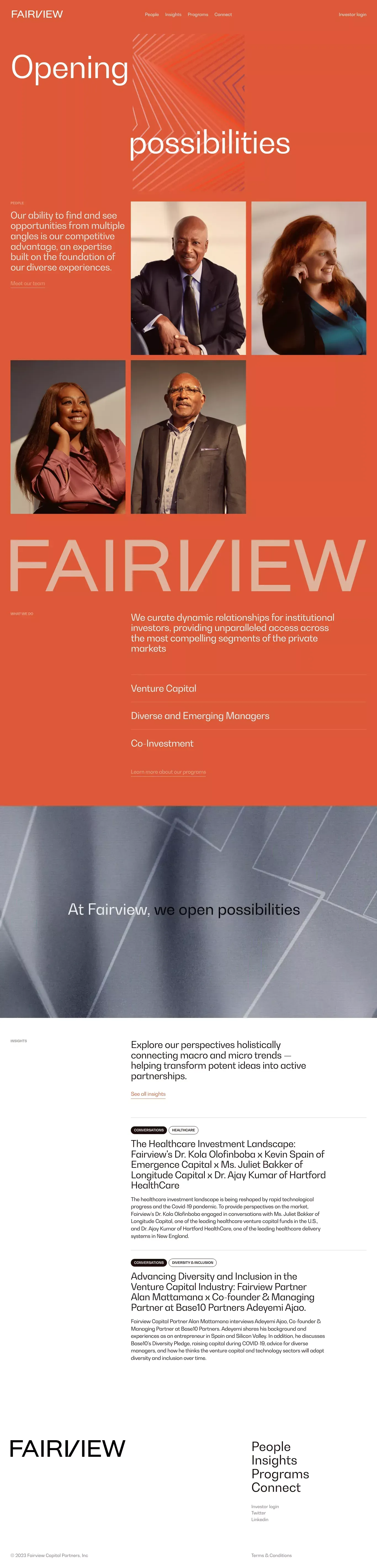 Fairview Capital - Portfolio design