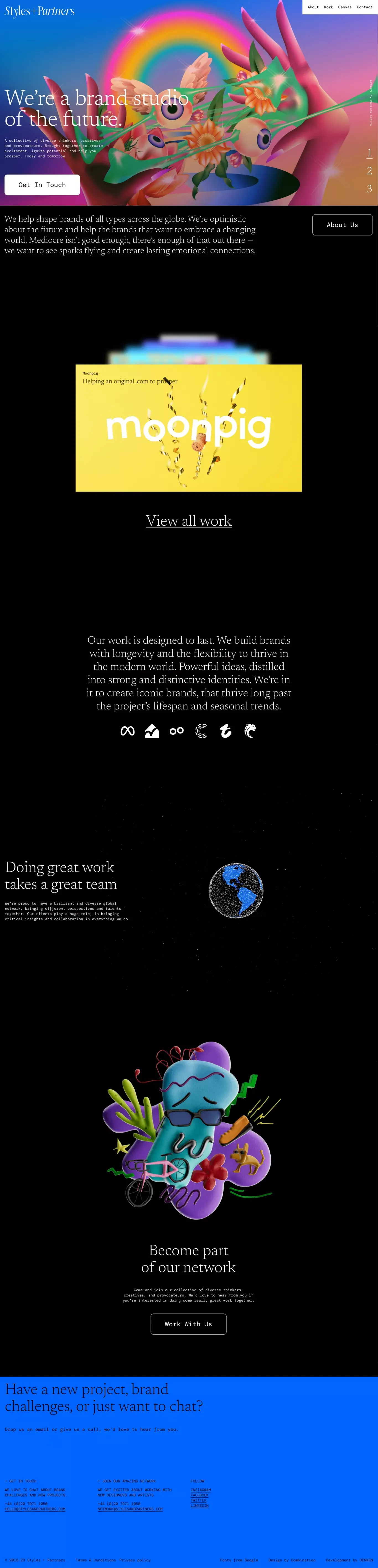 Styles+Partners - Portfolio design