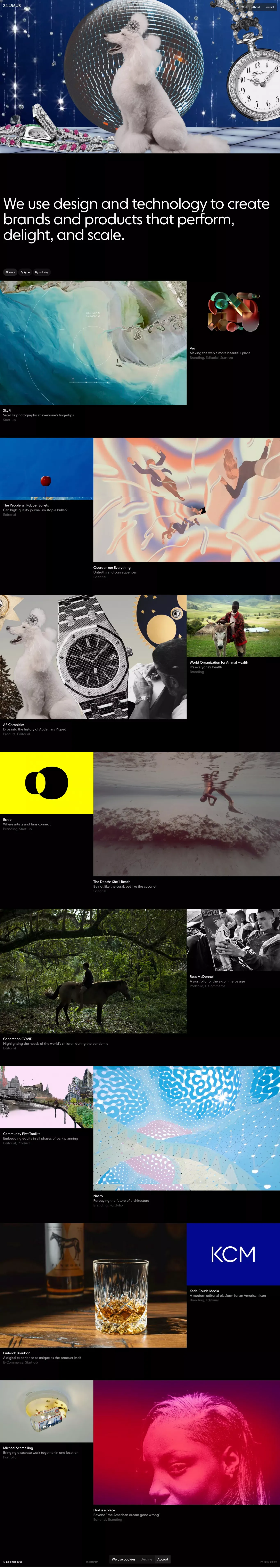 Decimal. - Portfolio design