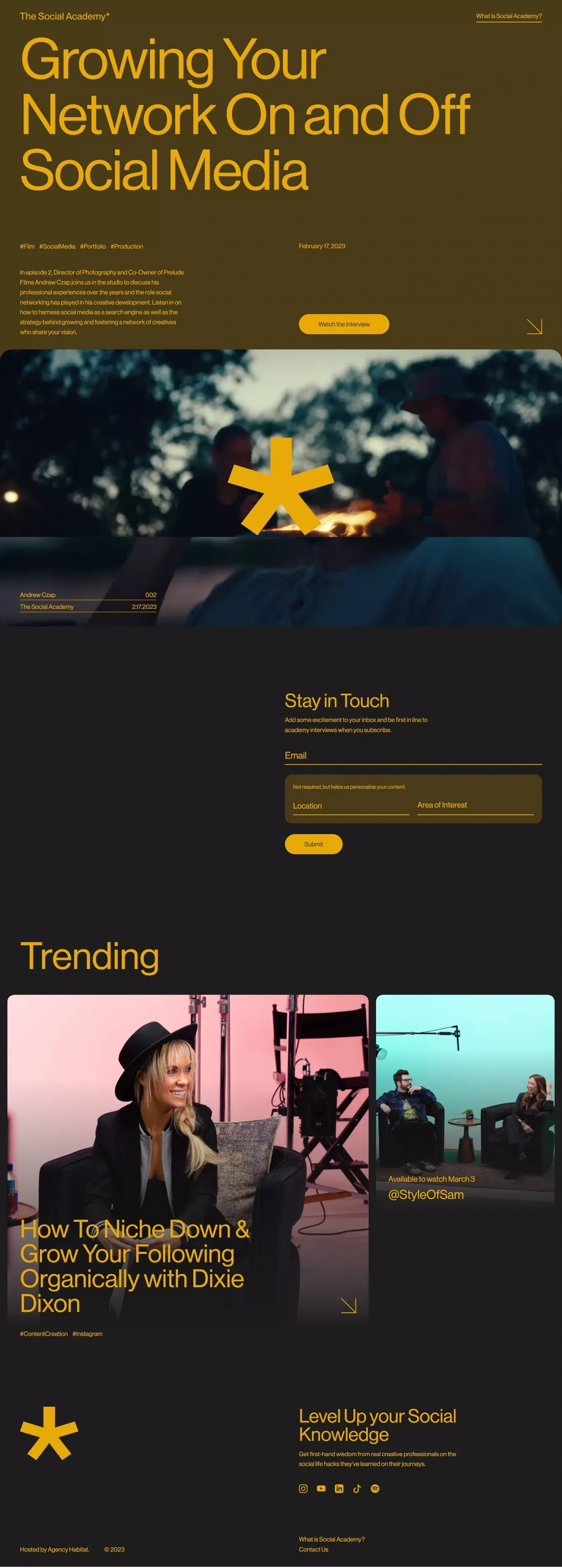 The Social Academy - Other design