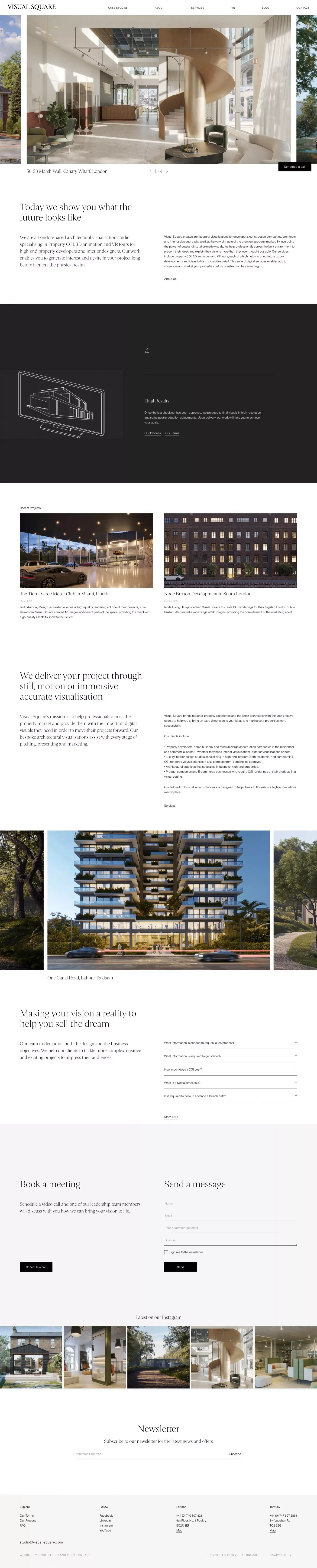 Visual Square - Portfolio design
