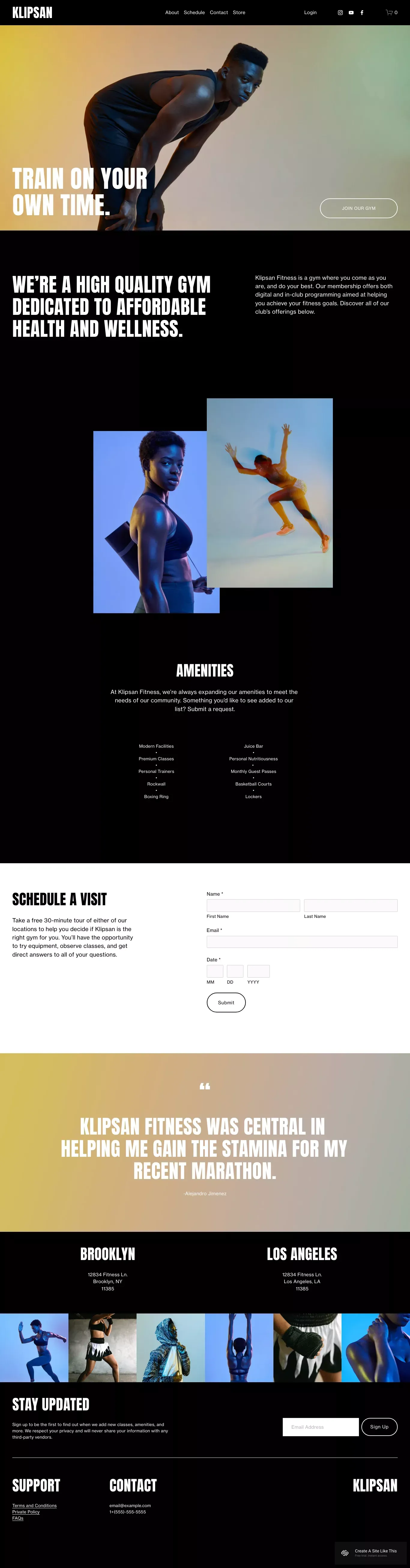 KLIPSAN - Template design