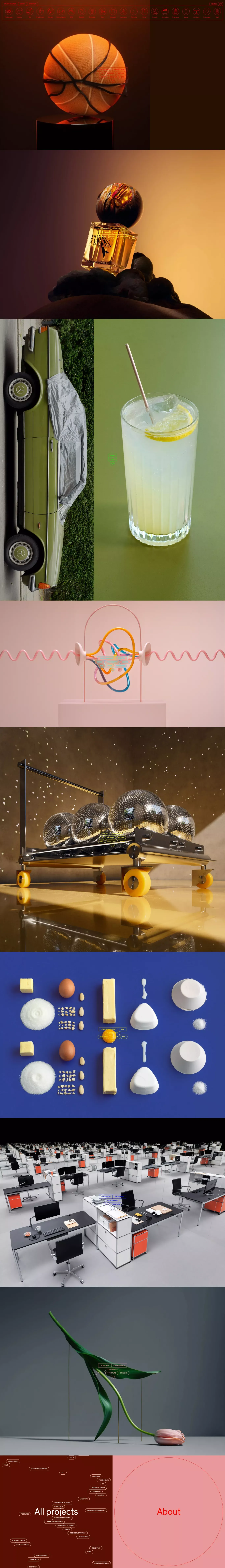 Studio Kleiner, Photography & Imagery - Portfolio design