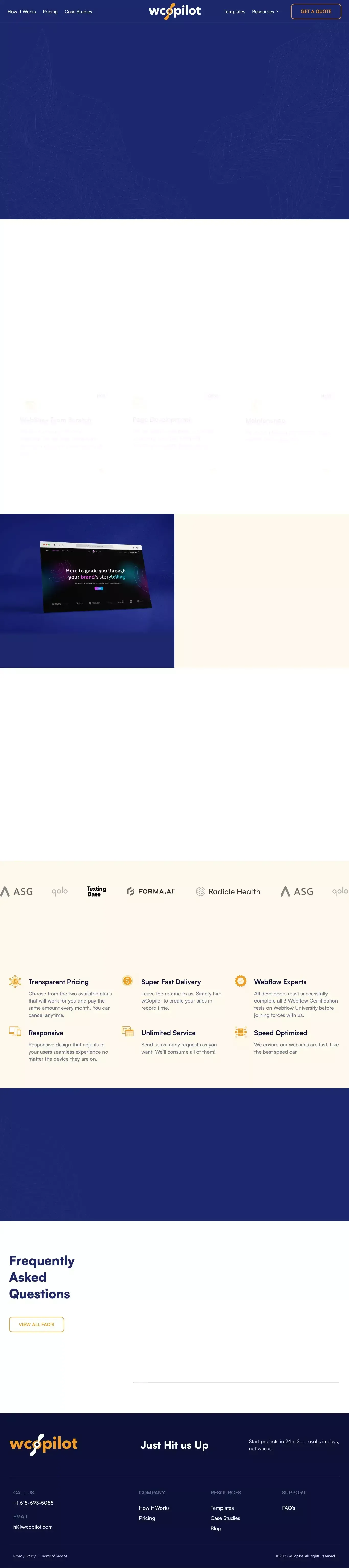 Webflow Experts at your service - wCopilot - website design