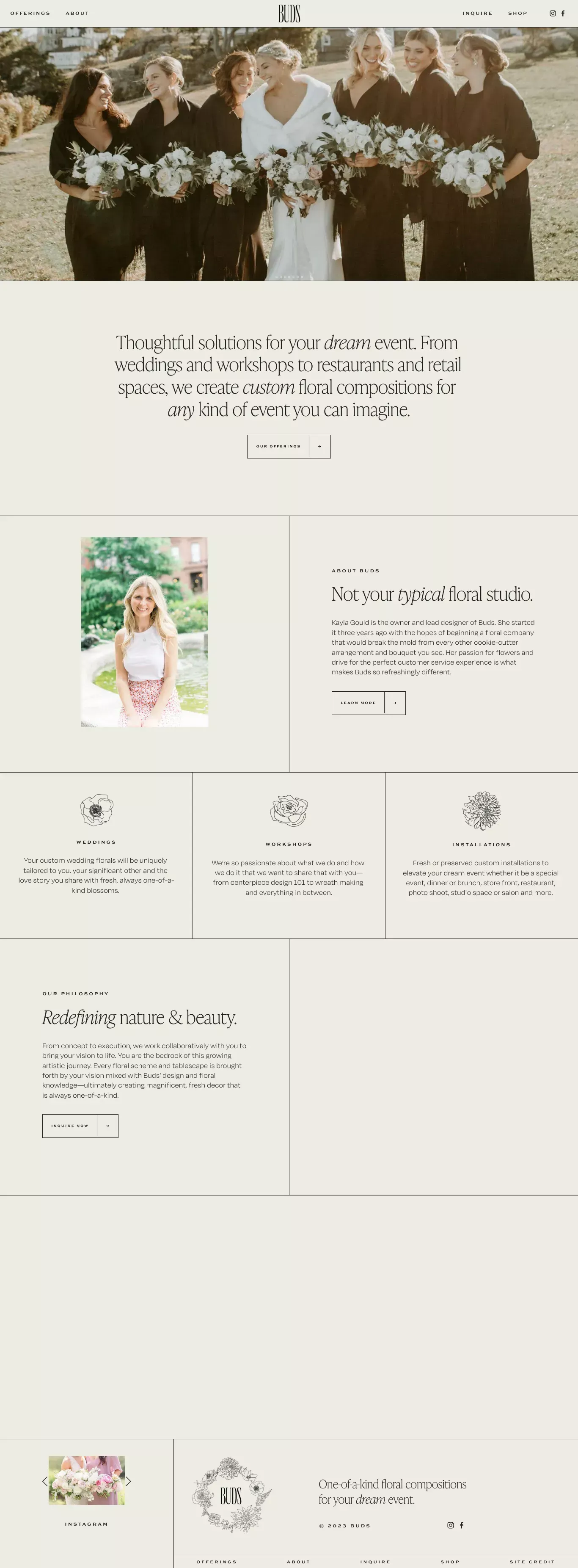 BUDS - Landing design