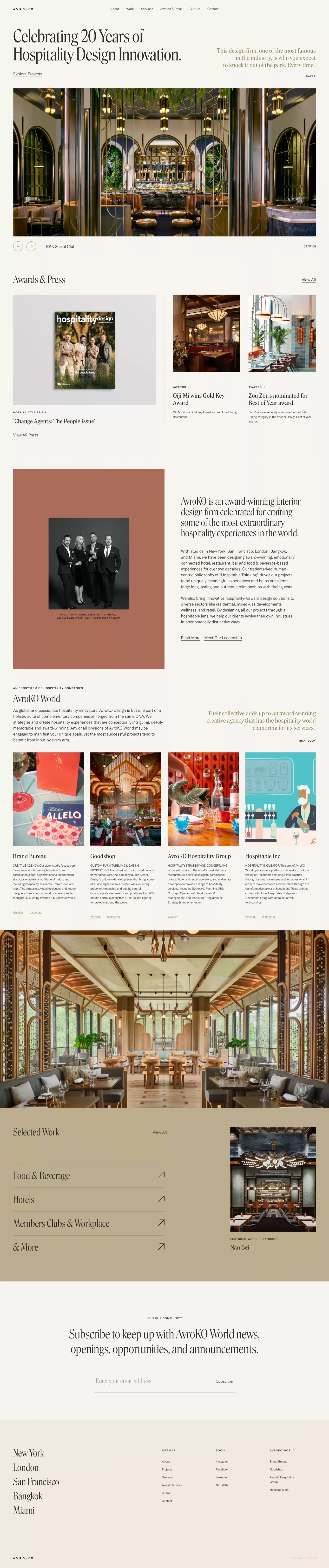 AvroKO — Interior Design - Portfolio design