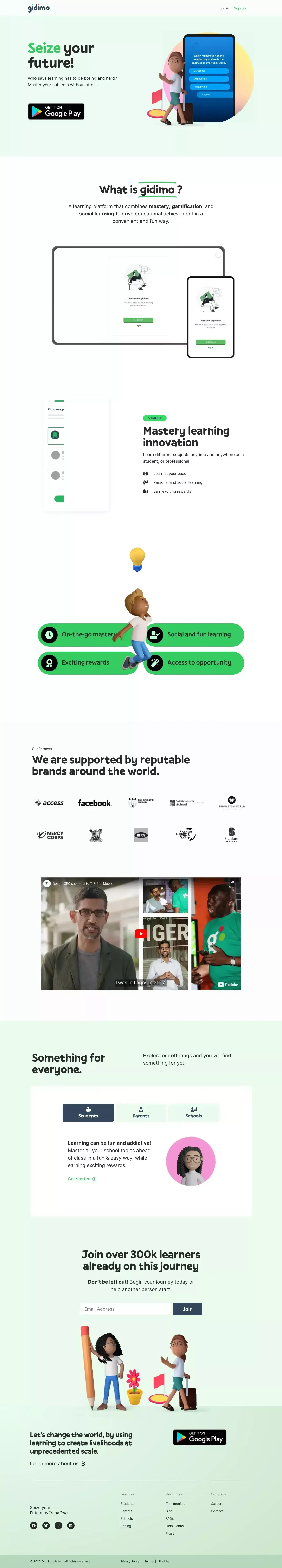 Home - gidimo - website design