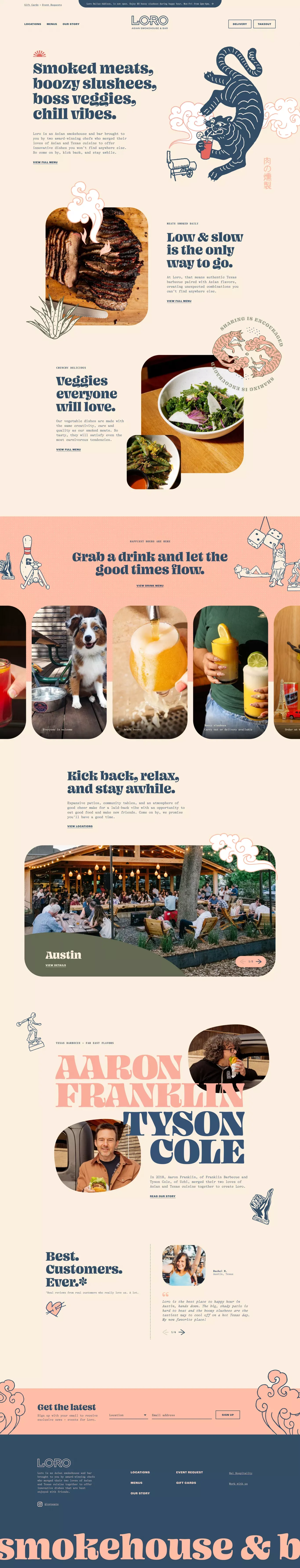 Loro – Asian Smokehouse & Bar - Other design