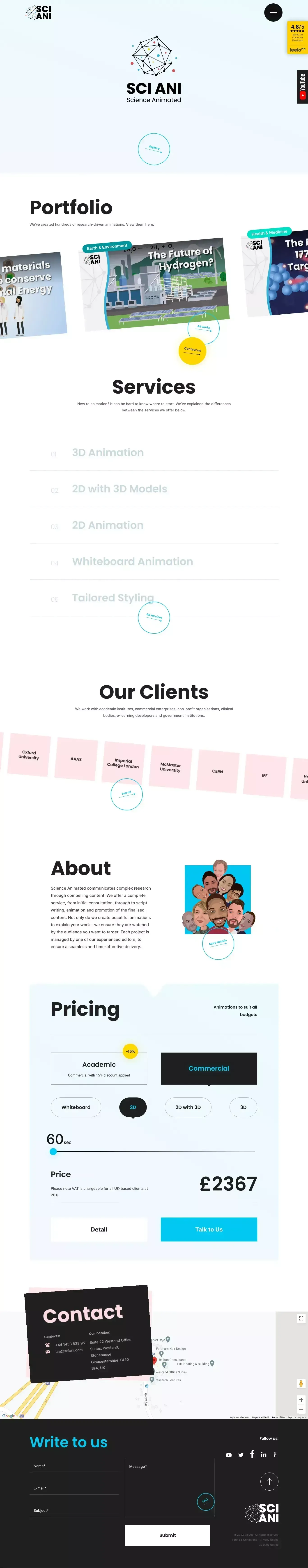 Home - Sci Ani - Portfolio design