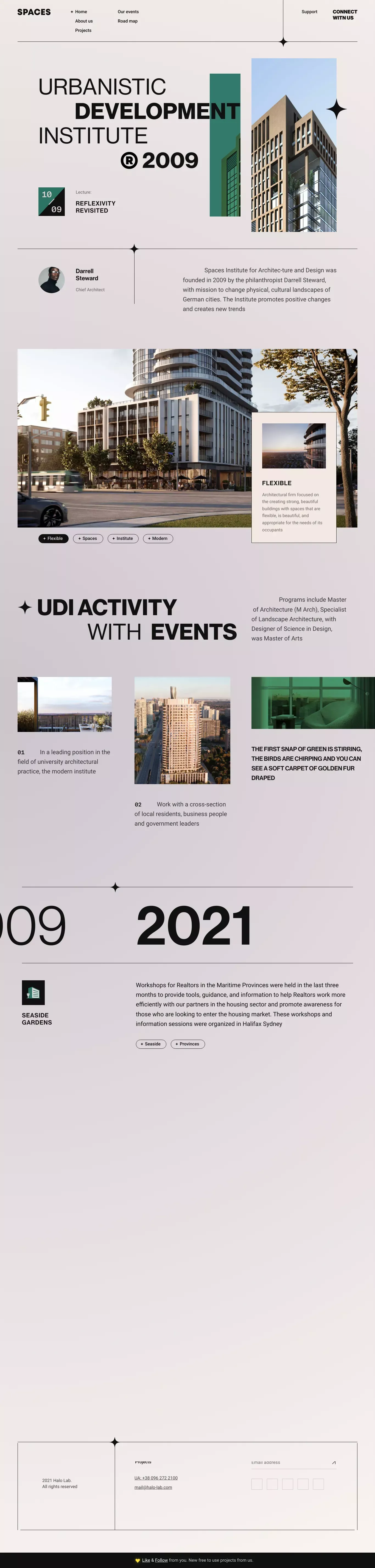 Spaces Urbanistic - Landing design