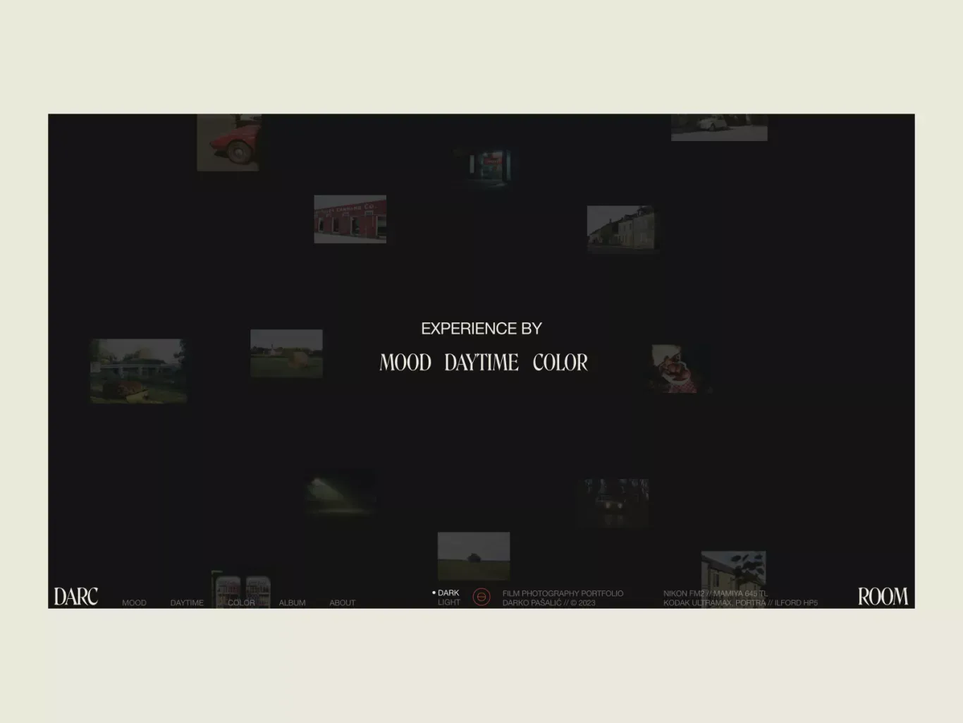 DARC ROOM / PHOTOGRAPHY PORTFOLIO - Portfolio design