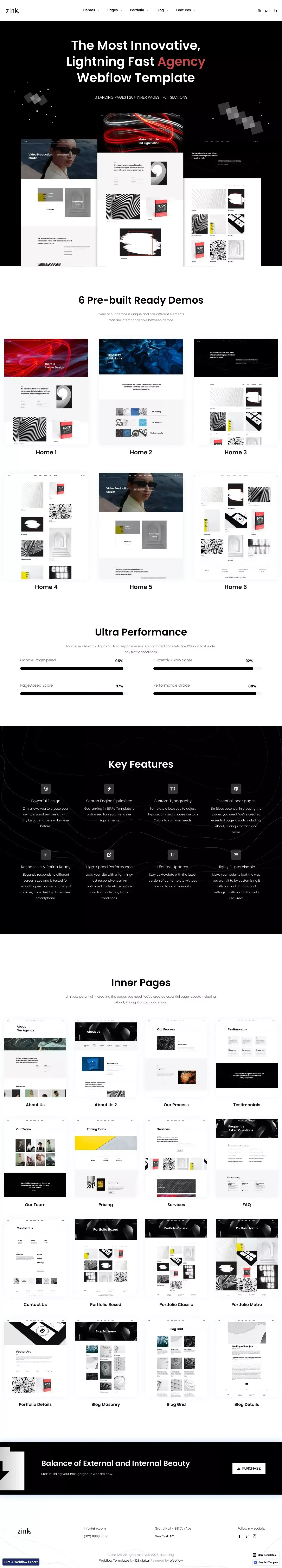 Landing Page - Template design
