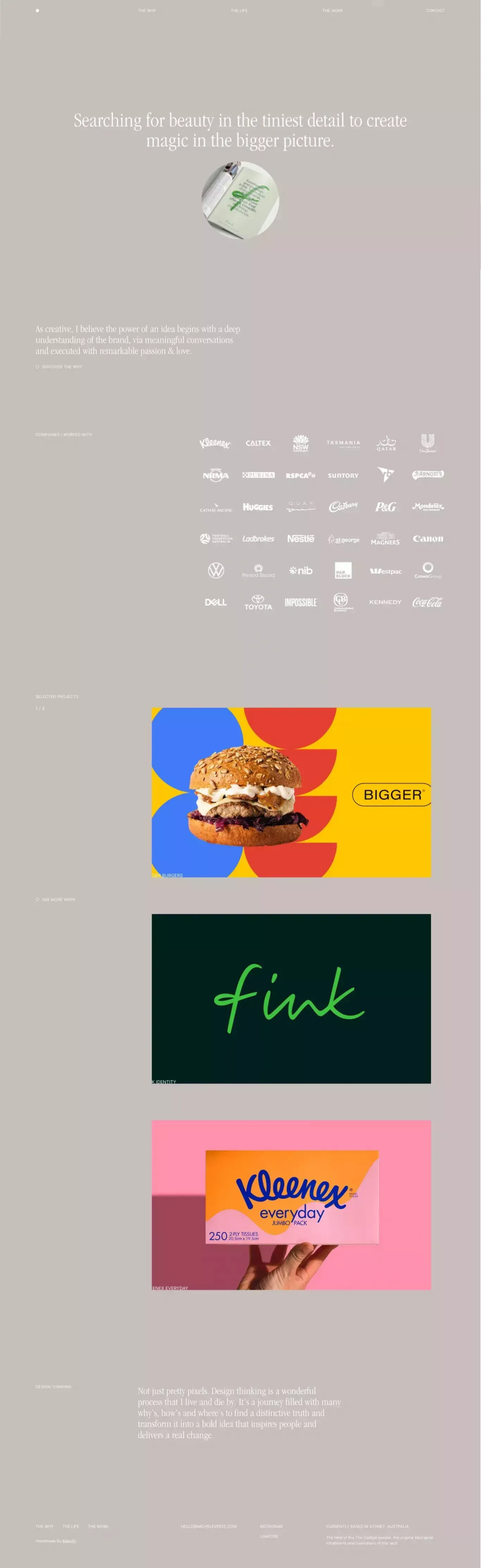 Michele Verze - Creative Director specialised in Design - Portfolio design