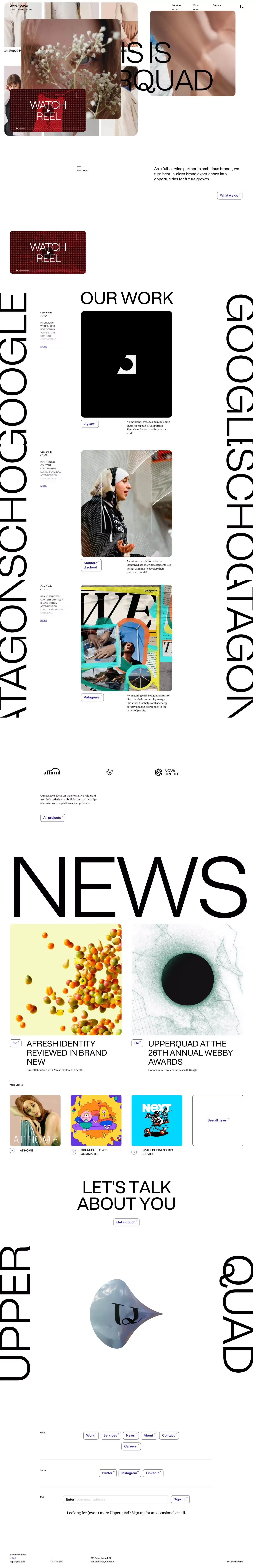 Upperquad | Upperquad - Portfolio design