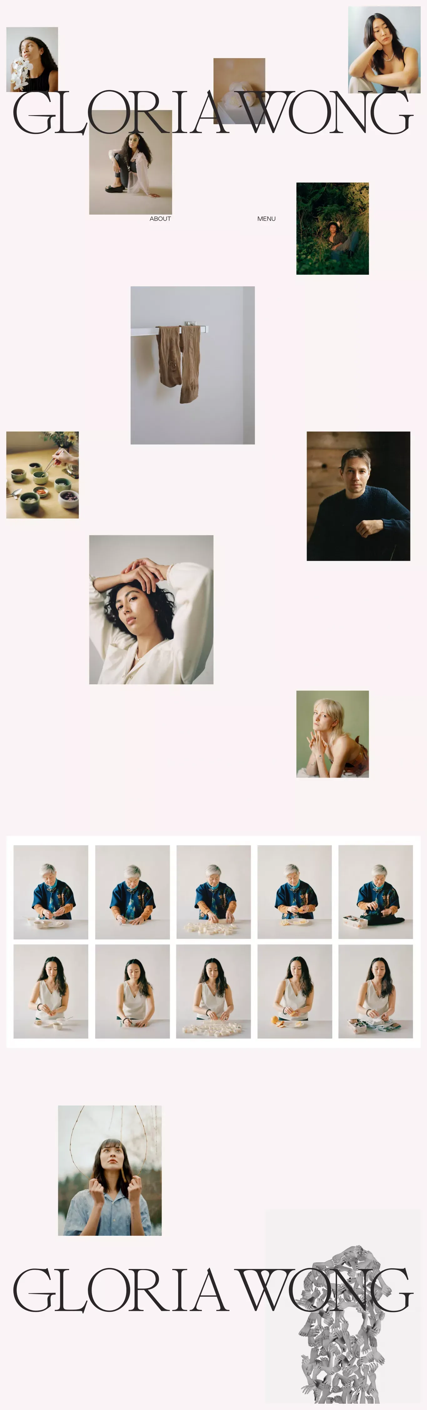 Gloria Wong - Portfolio design
