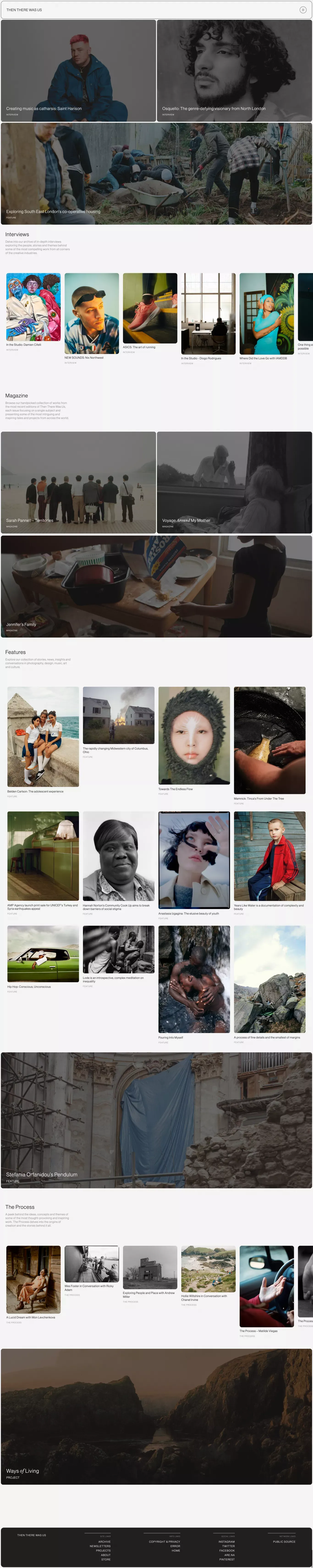 Then There Was Us - Blog design