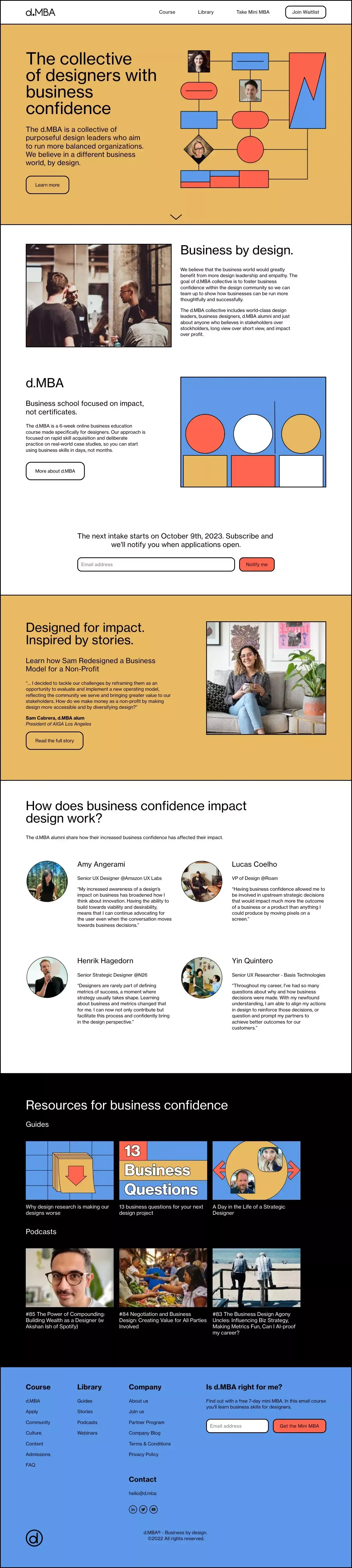 d.MBA - The collective of designers with business confidence - Other design